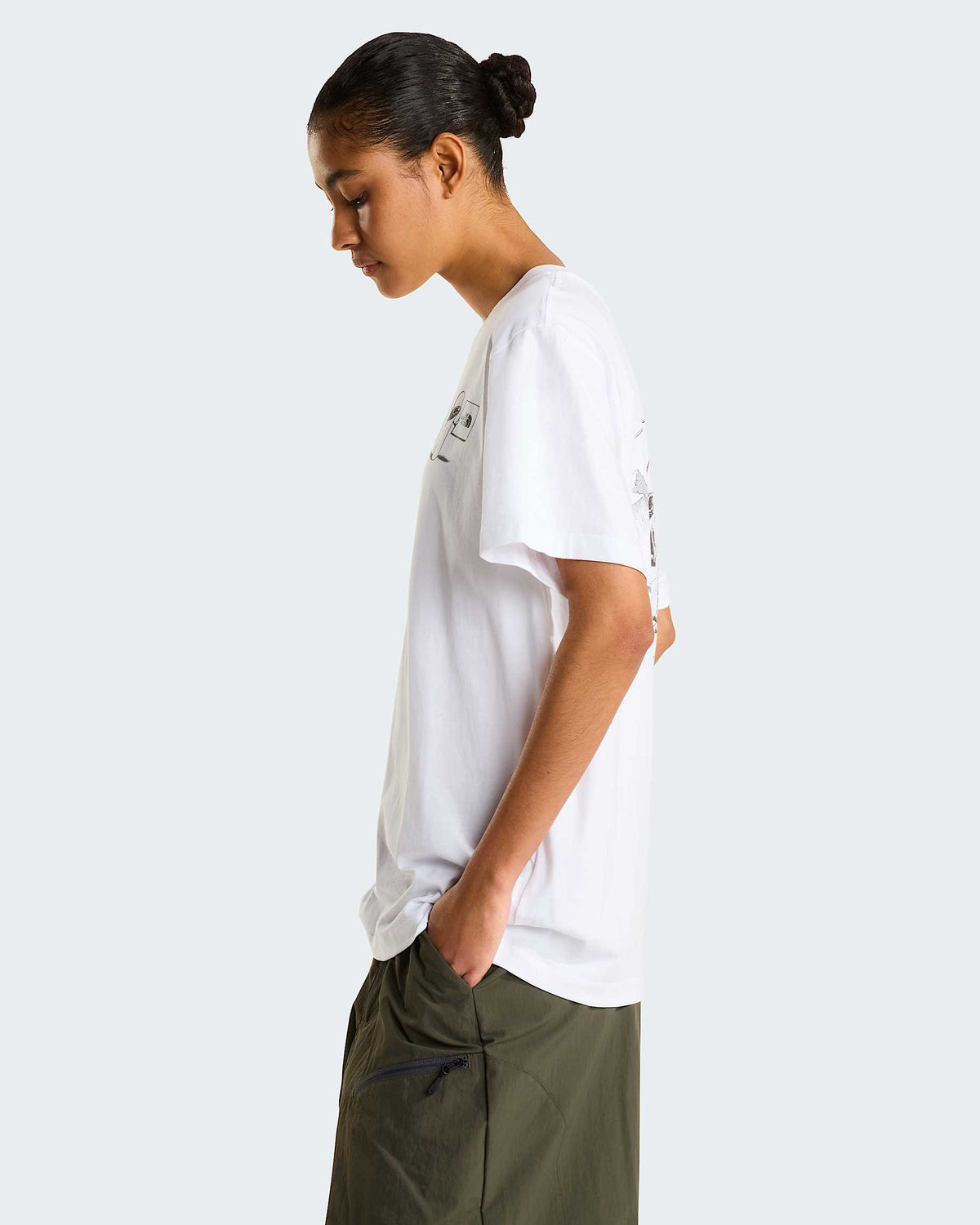 Opposites Attract Relaxed T-shirt White