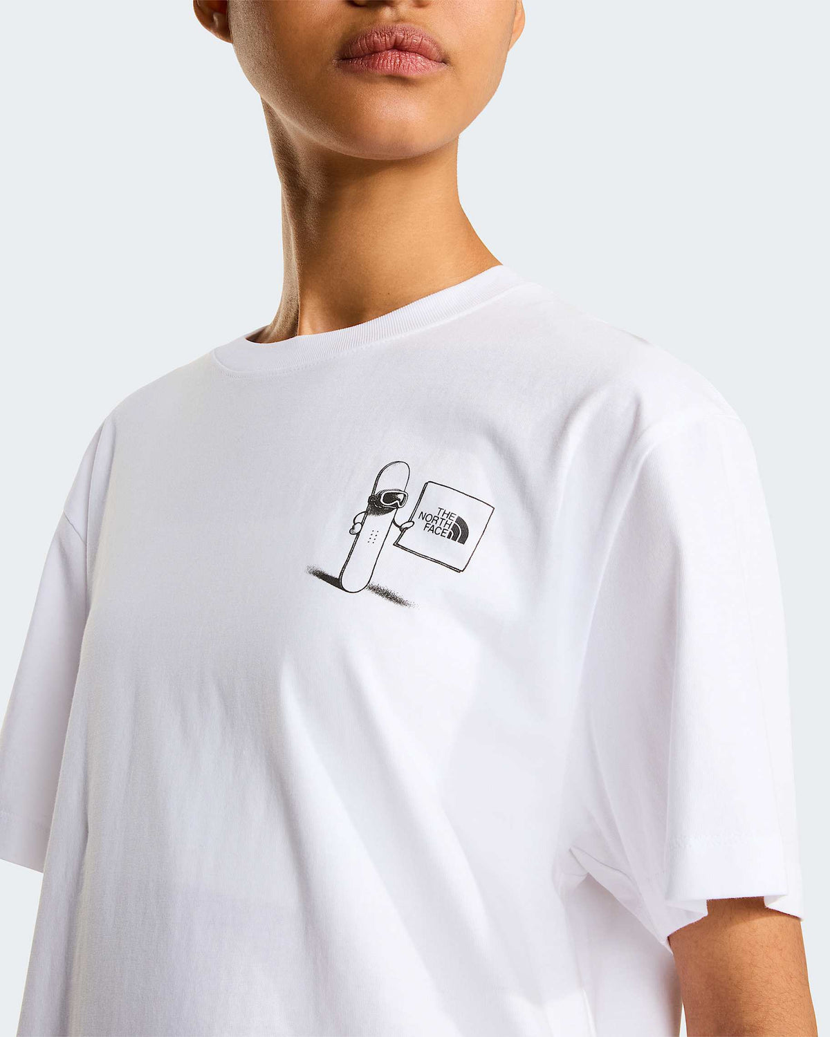 Opposites Attract Relaxed T-shirt White