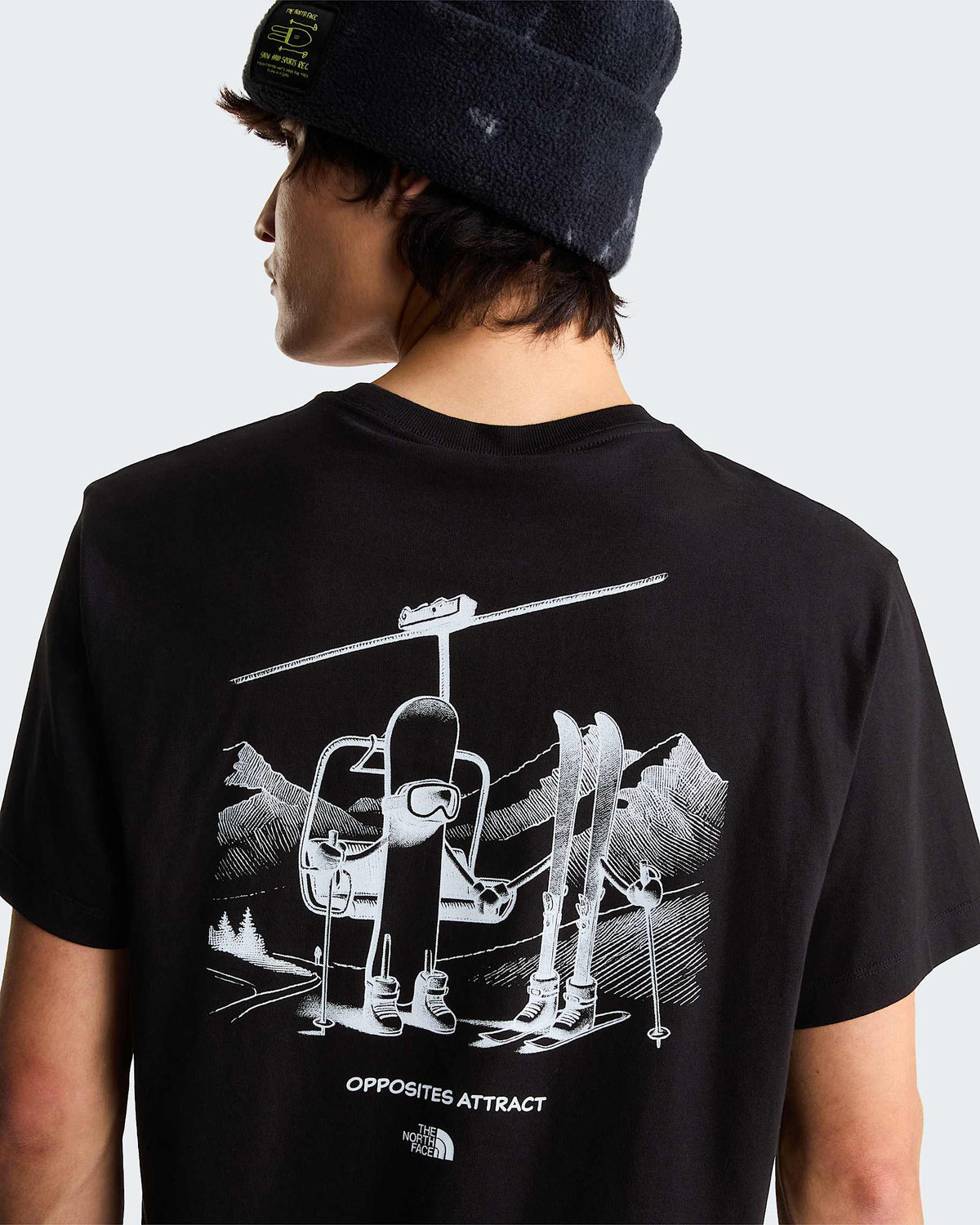 T-shirt Opposites Attract Relaxed Black