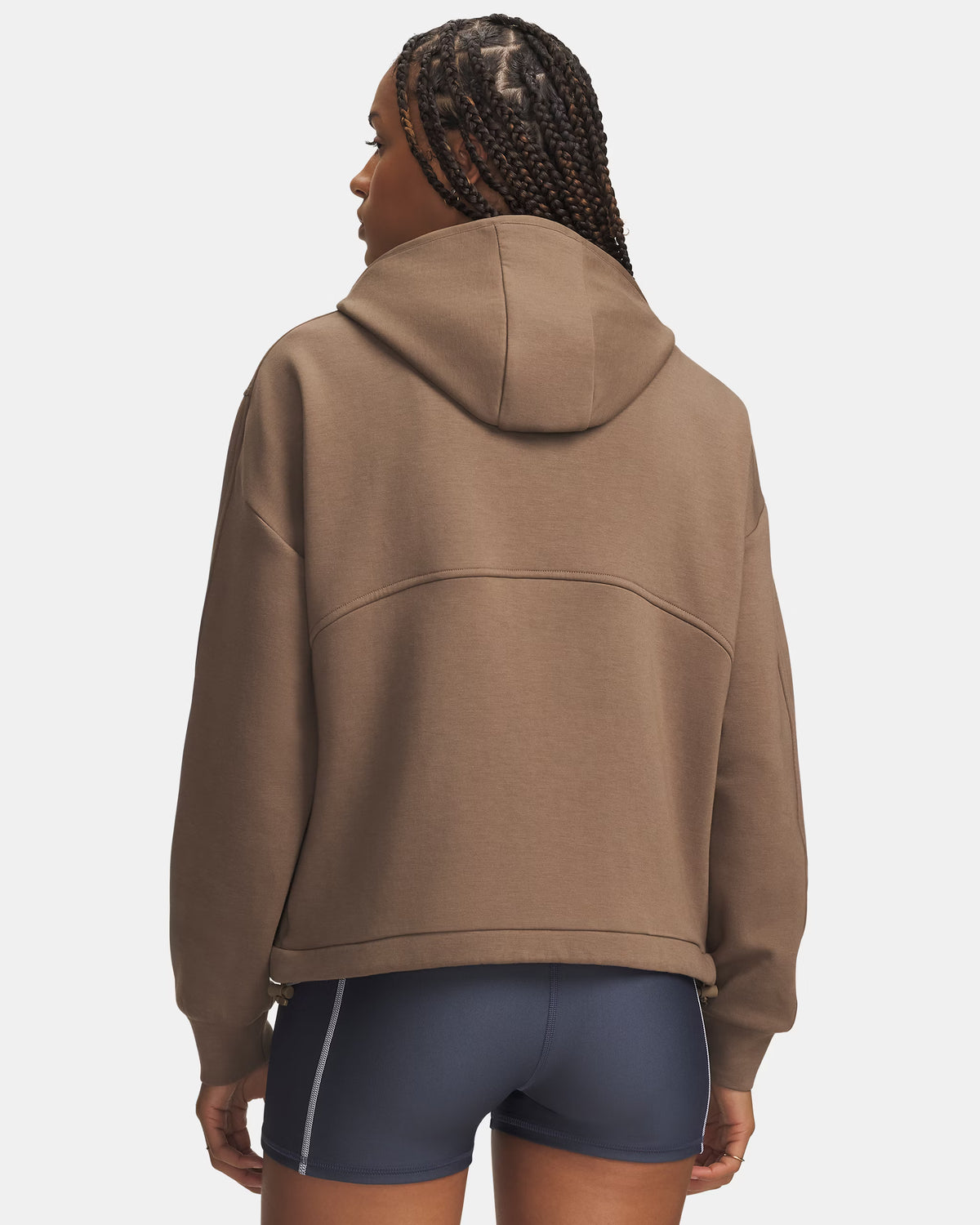 Damernas Unstoppable fleece-sweatshirt Desert Taupe