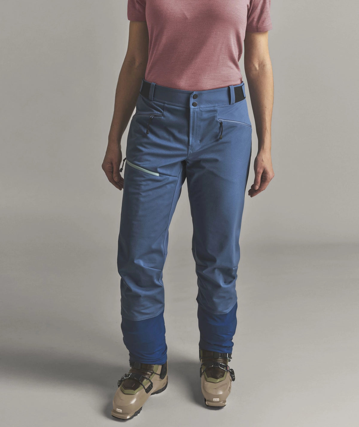 Pantaloni Ortler Softshell Plus Donna Light Nunatak