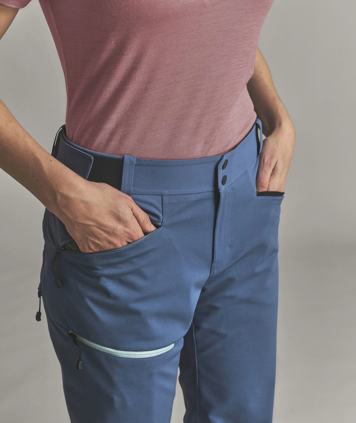 Pantaloni Ortler Softshell Plus Donna Light Nunatak