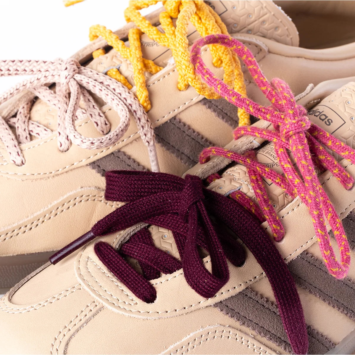Sapatilhas Indoor Gazelle Femininas Magic Beige/Brown/Preloved Yellow