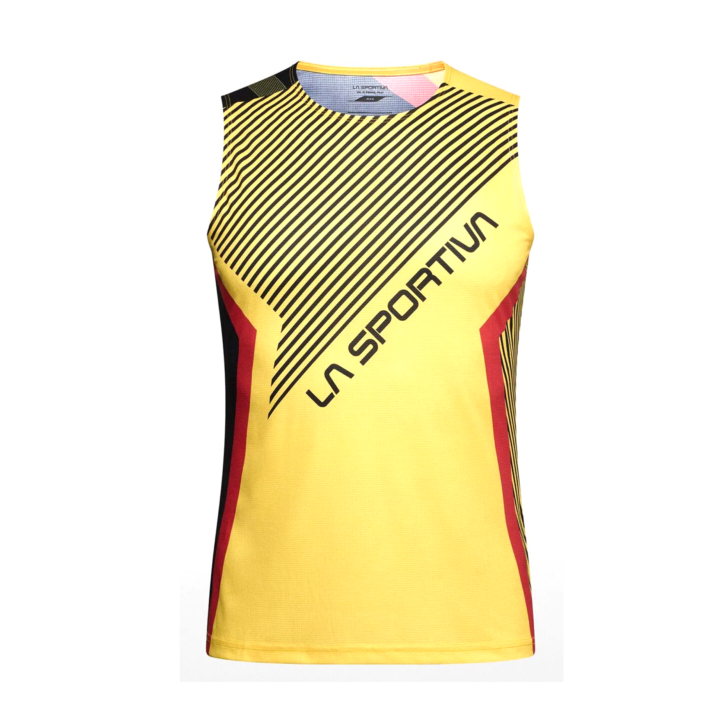Canotta Flow Tank Uomo Black/Yellow