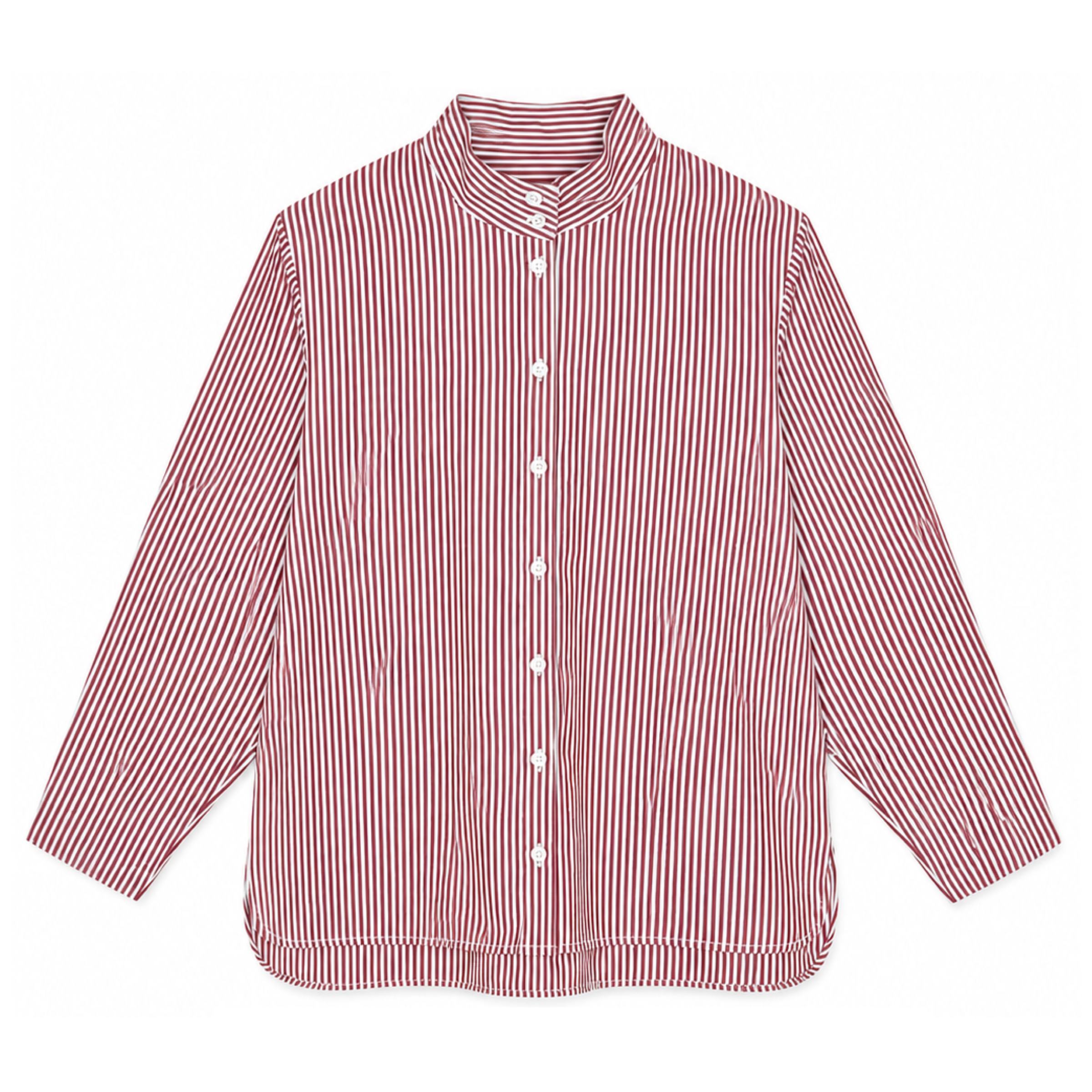 Camisa Dua Mujer White / Bordeaux