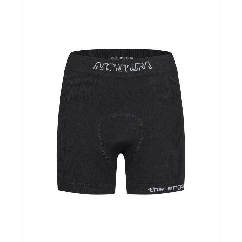 Montura | Pantaloncini Under Donna (con fondello) Nero - Fabbrica Ski Sises