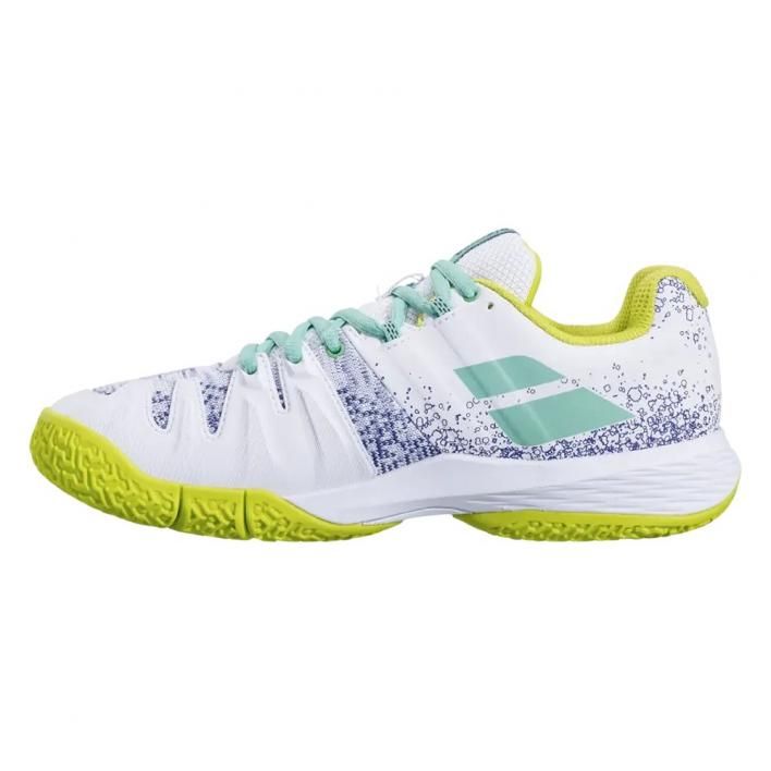 Babolat | Scarpe da Padel Sensa Donna Bianco/Verde Giallo - Fabbrica Ski Sises