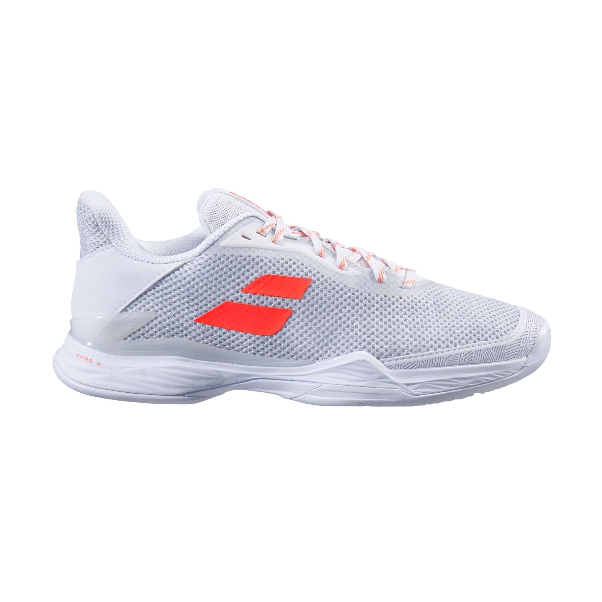 Babolat | Scarpe da Tennis Jet Tere Clay Donna Bianco/Corallo - Fabbrica Ski Sises