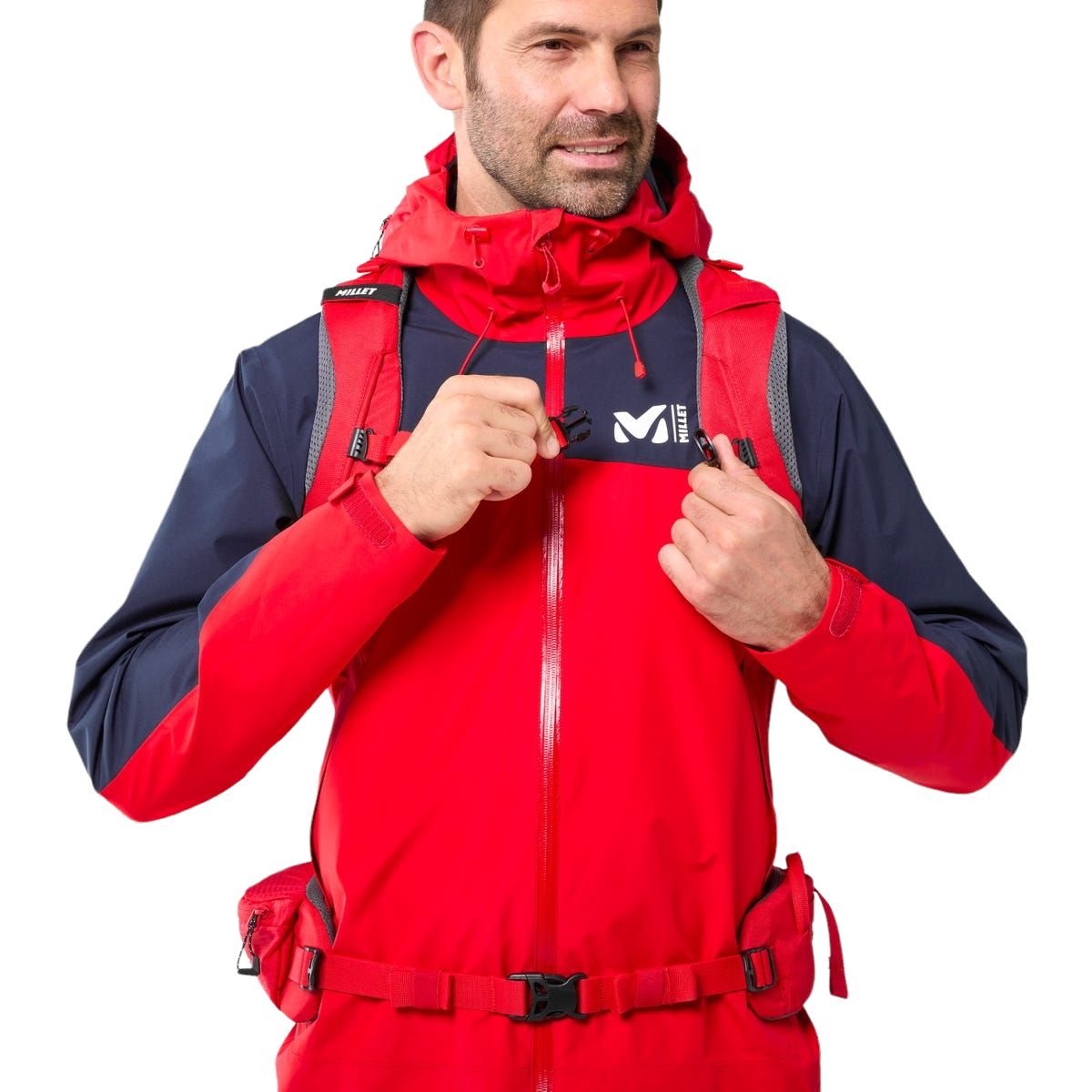 Millet | Zaino Peuterey Integrale 35+10 Red - Fabbrica Ski Sises