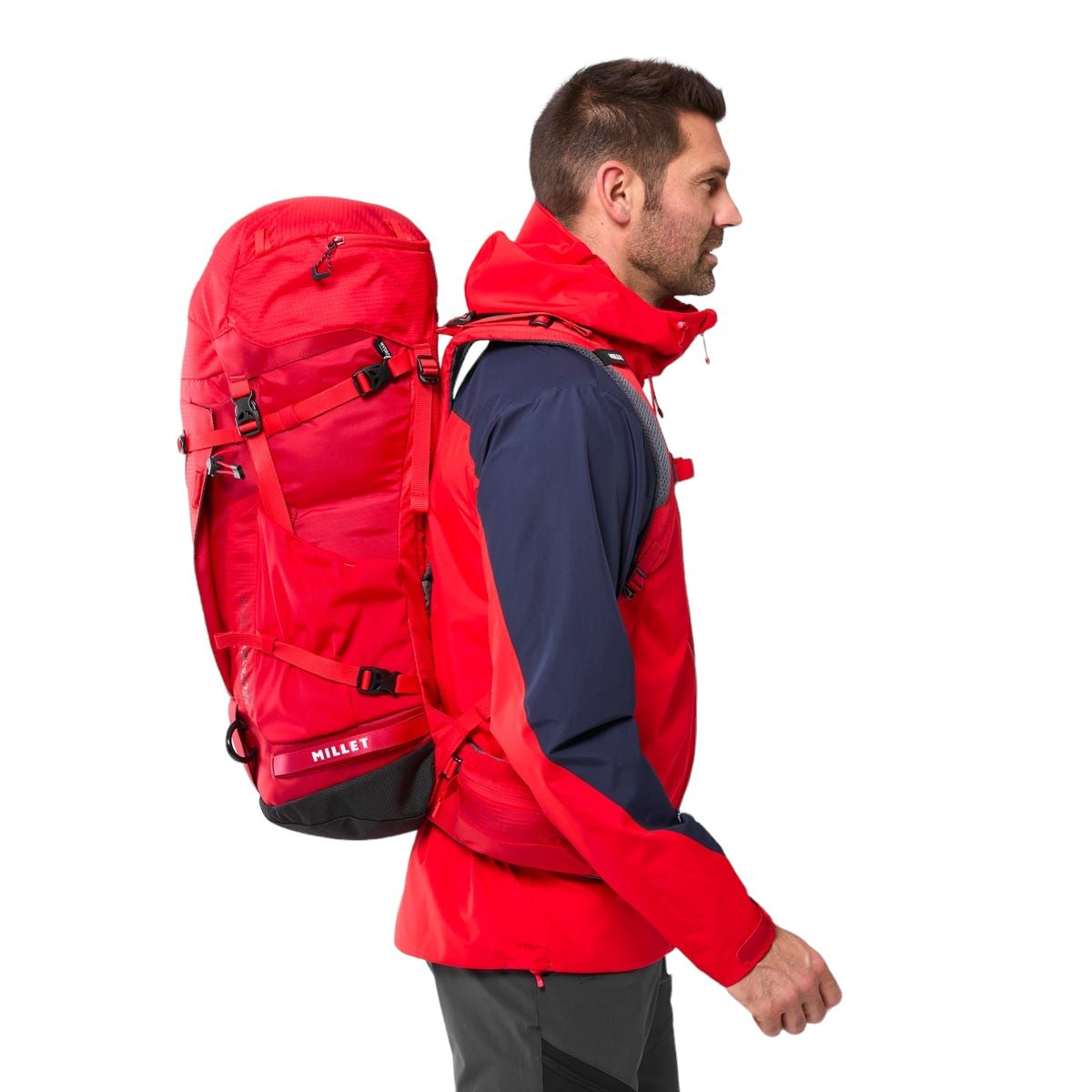 Millet | Zaino Peuterey Integrale 35+10 Red - Fabbrica Ski Sises