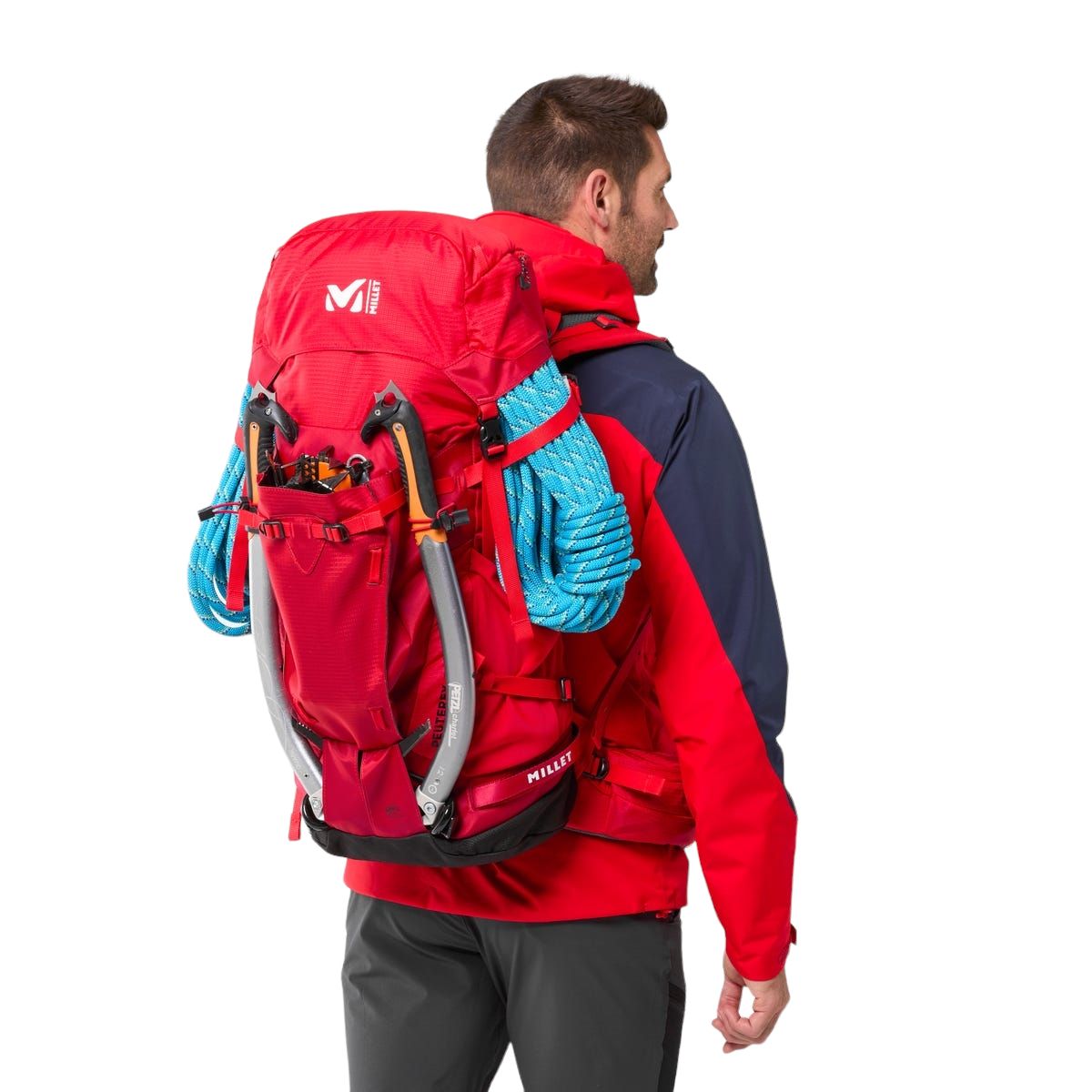 Millet | Zaino Peuterey Integrale 35+10 Red - Fabbrica Ski Sises