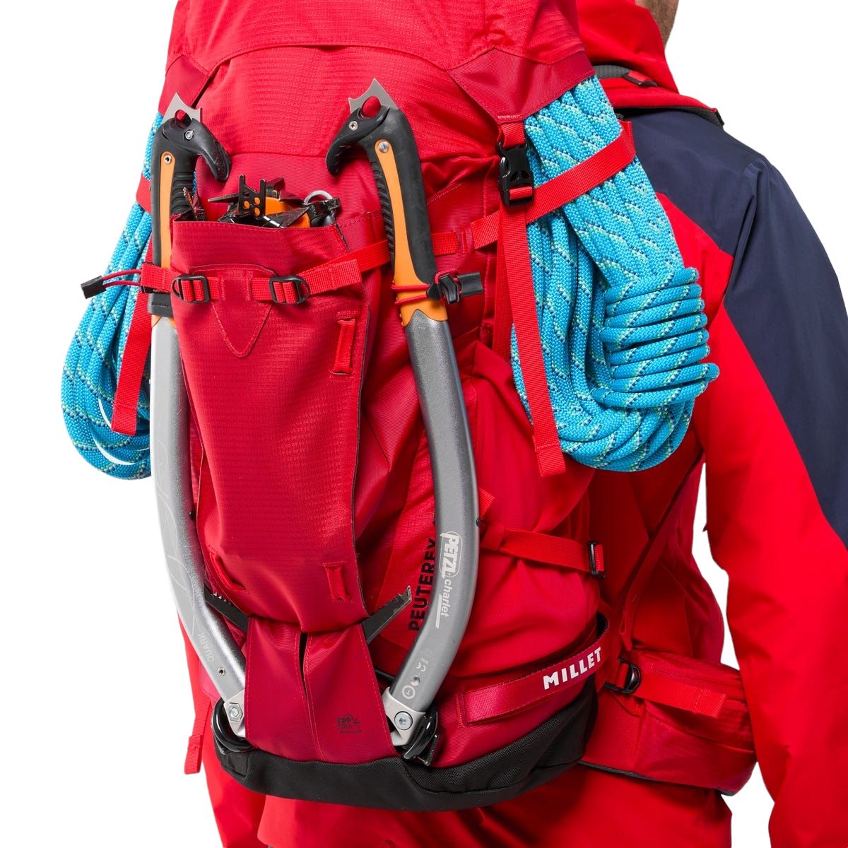 Millet | Zaino Peuterey Integrale 35+10 Red - Fabbrica Ski Sises