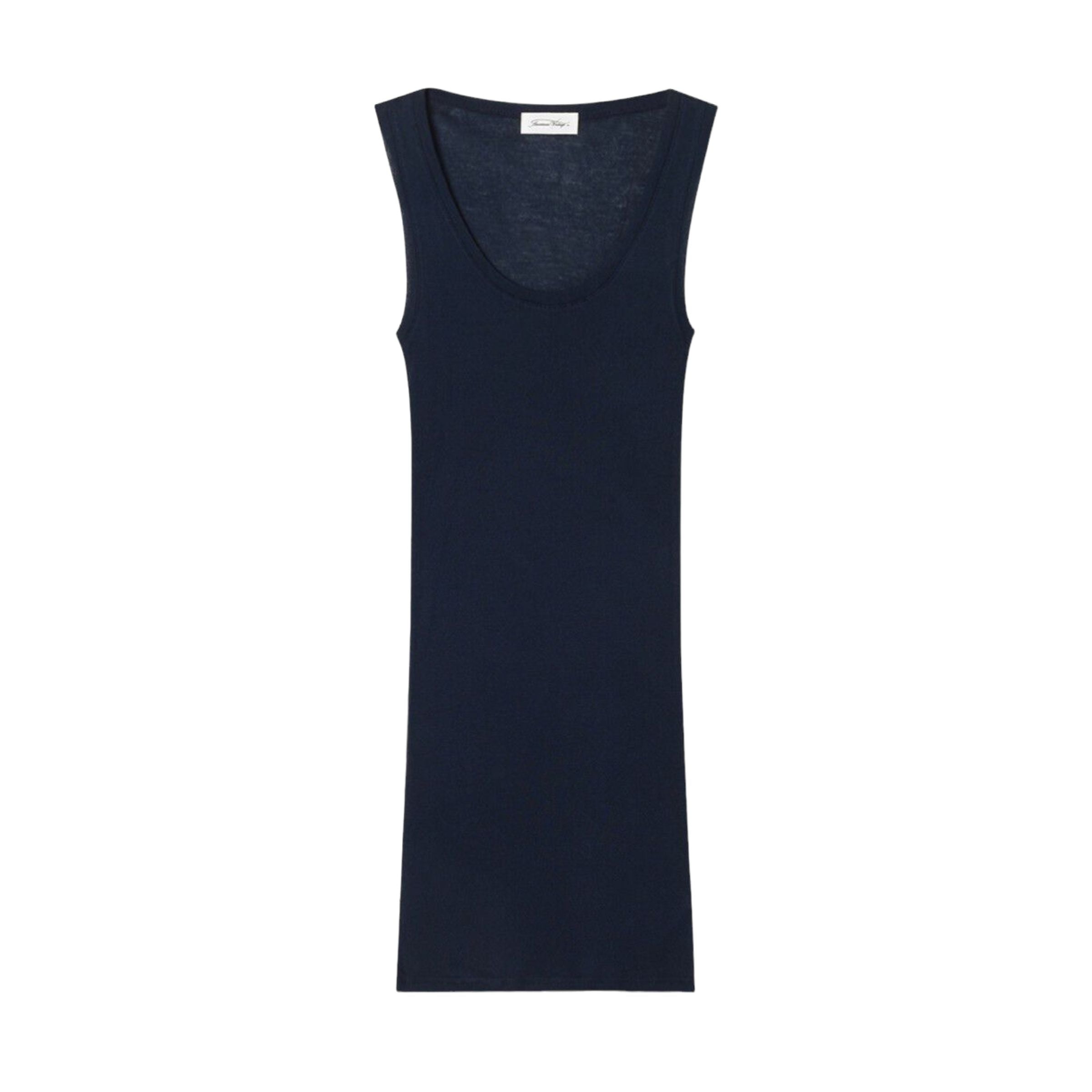 American Vintage | Canotta Massachusetts Donna Navy - Fabbrica Ski Sises