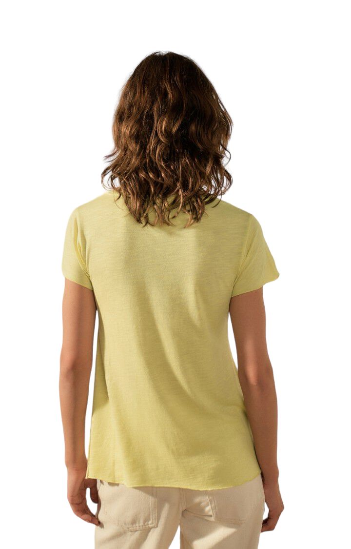 American Vintage | T-shirt Jacksonville V Donna Vintage Pistachio - Fabbrica Ski Sises