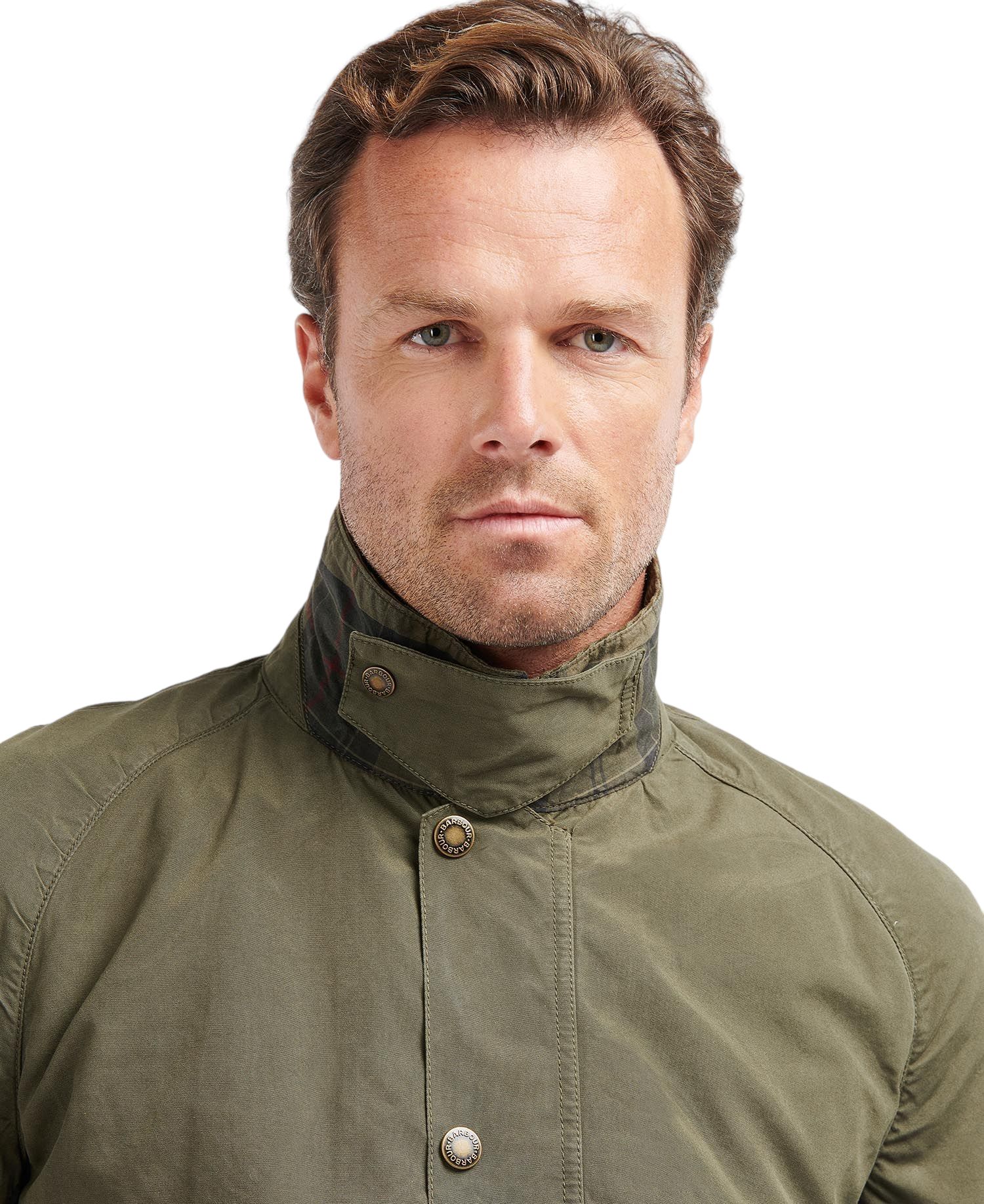 Barbour | Giacca Ashby Casual Uomo Olive - Fabbrica Ski Sises