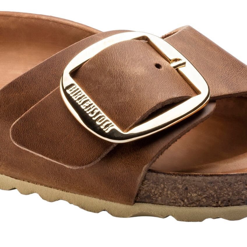 Birkenstock | Sandali Madrid Big Buckle Donna Cognac - Fabbrica Ski Sises