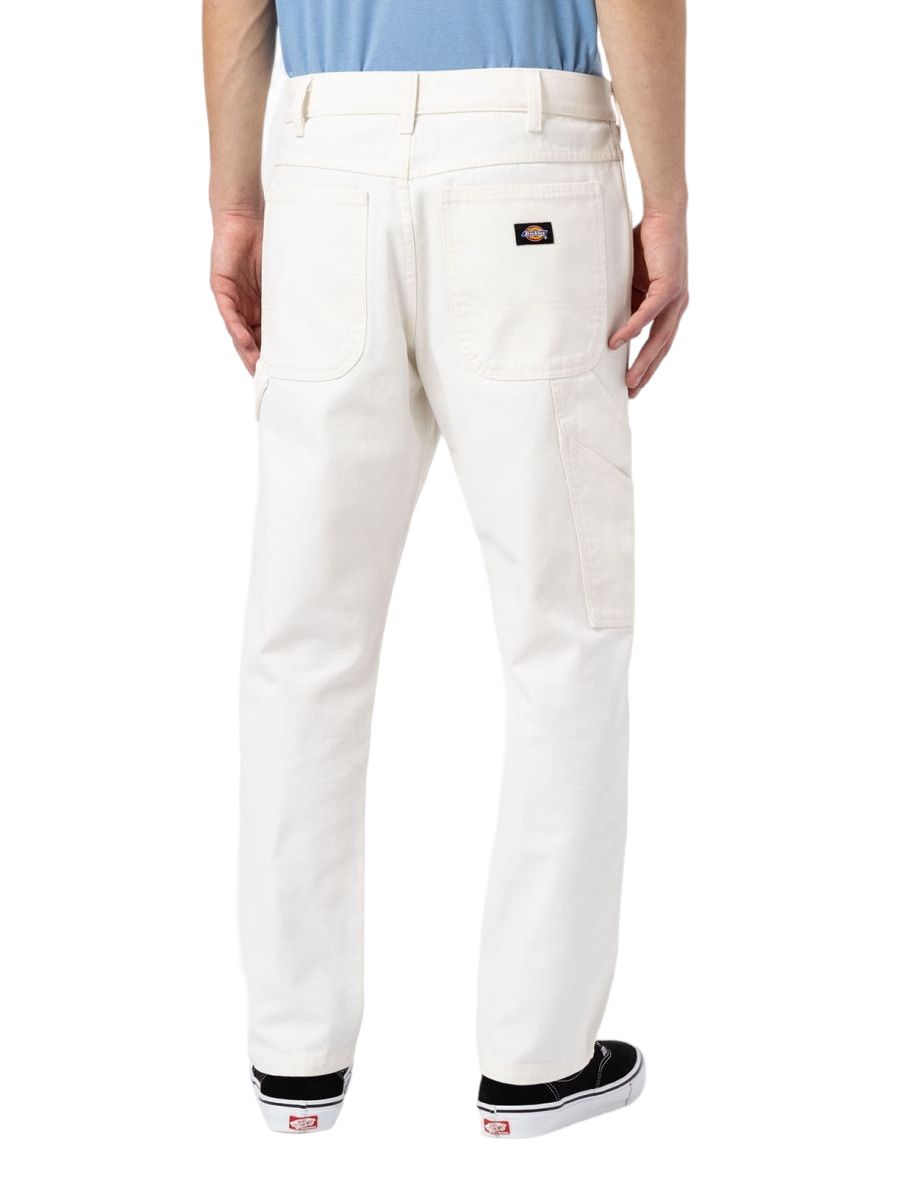 Dickies | Pantaloni Carpenter Uomo Stone Washed Cloud - Fabbrica Ski Sises