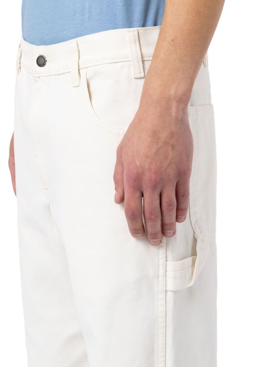 Dickies | Pantaloni Carpenter Uomo Stone Washed Cloud - Fabbrica Ski Sises