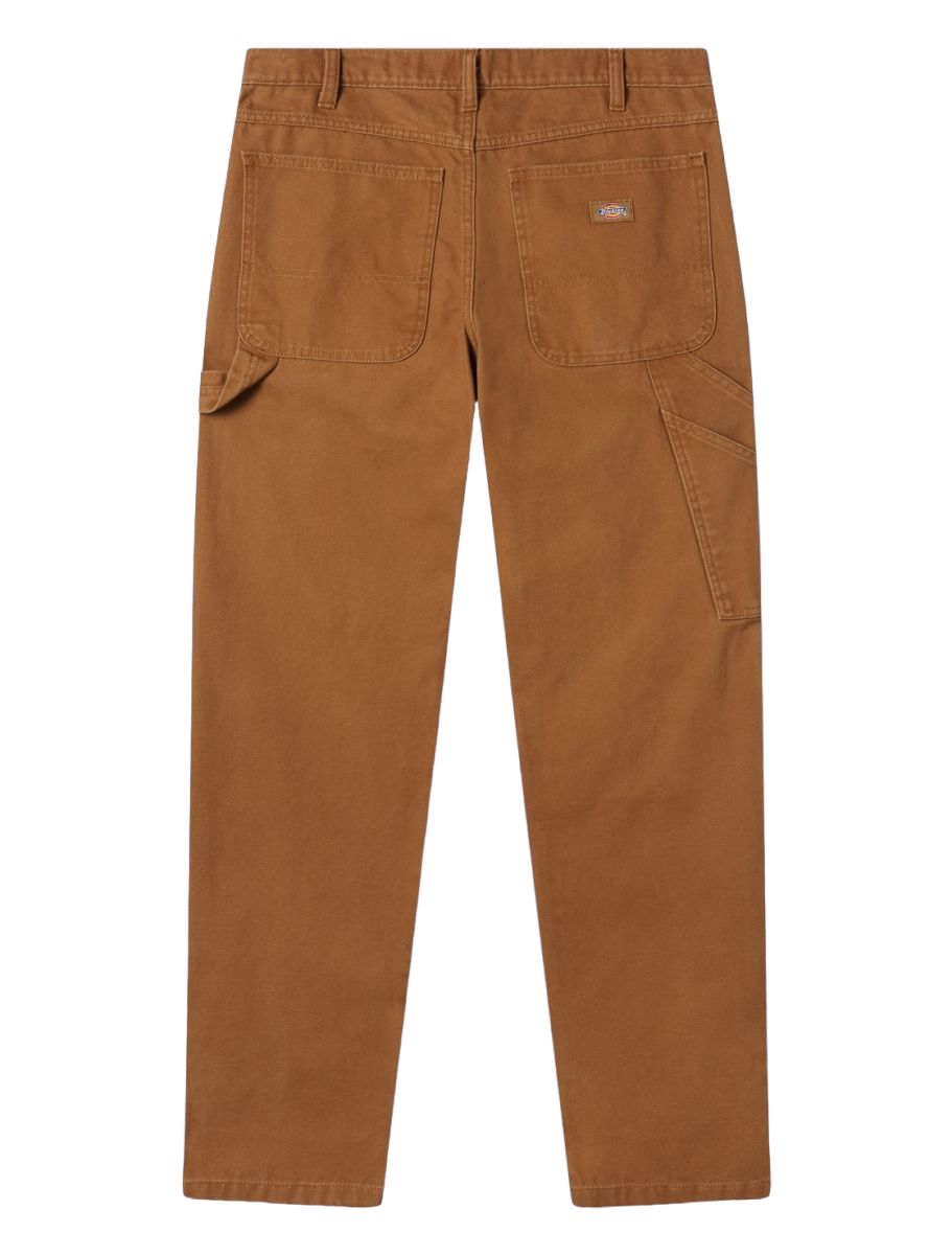 Dickies | Pantaloni Carpenter Uomo Stone Washed Brown Duck - Fabbrica Ski Sises