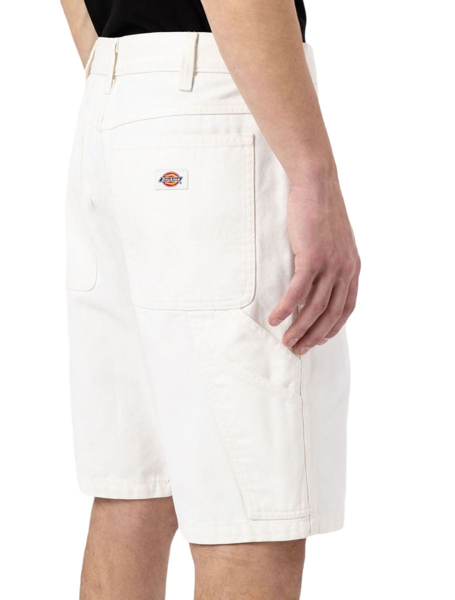 Dickies | Pantaloncini Duck Canvas Uomo Stone Washed Cloud - Fabbrica Ski Sises