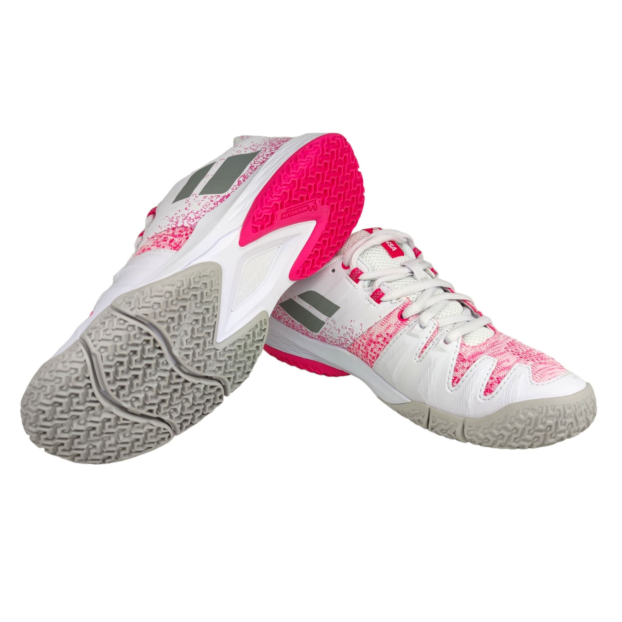 Babolat | Scarpe da Padel Sensa Donna White/Pink Peacock - Fabbrica Ski Sises
