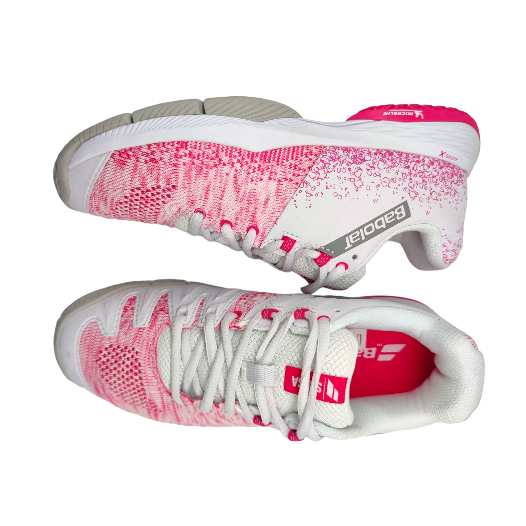 Babolat | Scarpe da Padel Sensa Donna White/Pink Peacock - Fabbrica Ski Sises