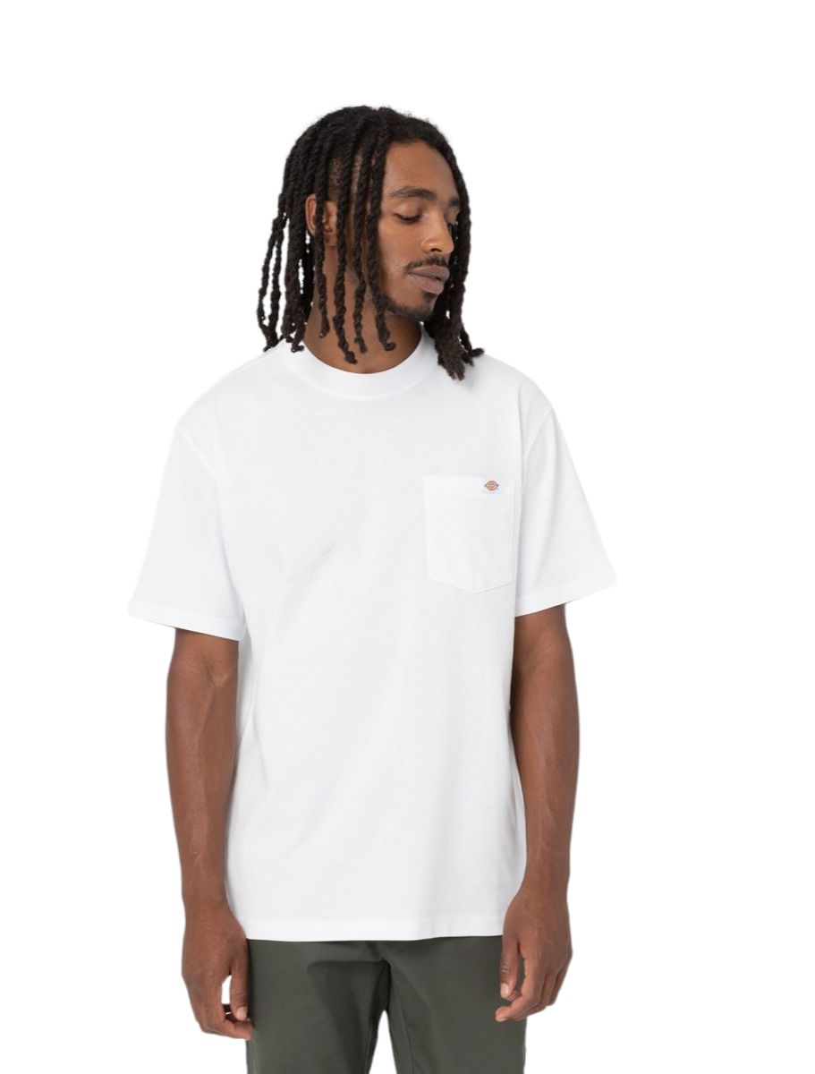 Dickies | T-shirt Luray Poket Uomo White - Fabbrica Ski Sises