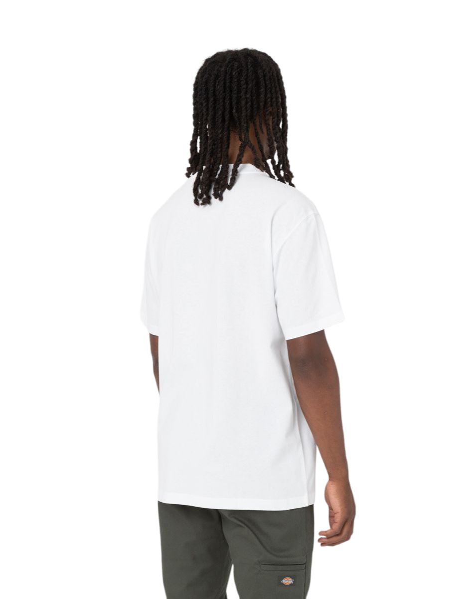 Dickies | T-shirt Luray Poket Uomo White - Fabbrica Ski Sises