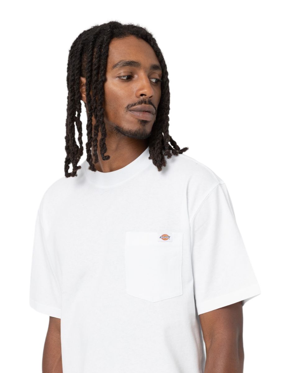 Dickies | T-shirt Luray Poket Uomo White - Fabbrica Ski Sises
