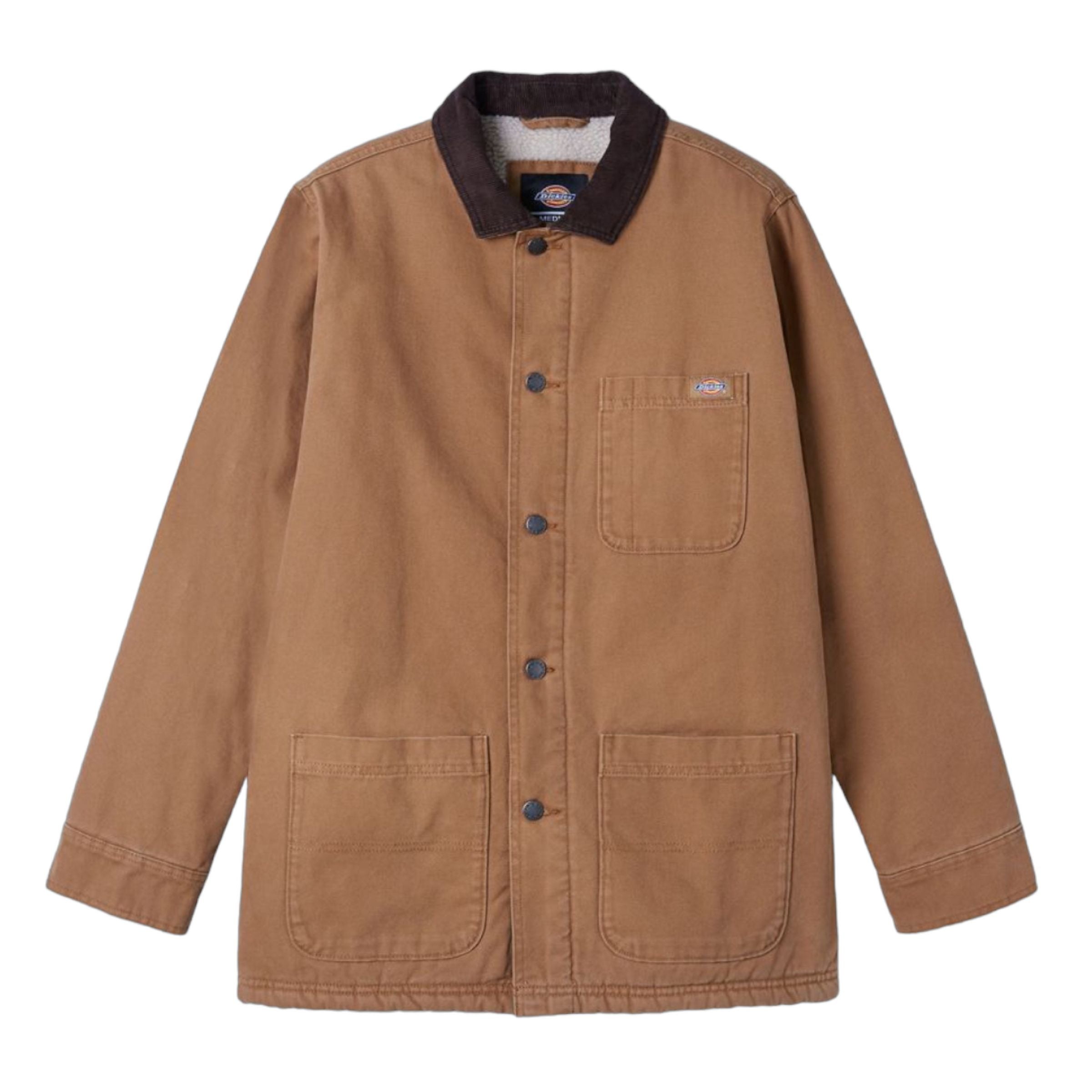 Dickies | Giacca Chore Uomo Stone Washed Brown - Fabbrica Ski Sises