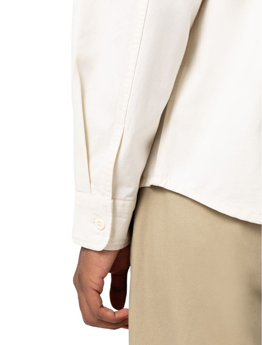 Dickies | Camicia Duck Canvas Uomo Stone Washed Cloud - Fabbrica Ski Sises