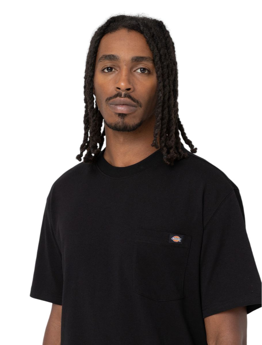 Dickies | T-shirt Luray Poket Uomo Black - Fabbrica Ski Sises