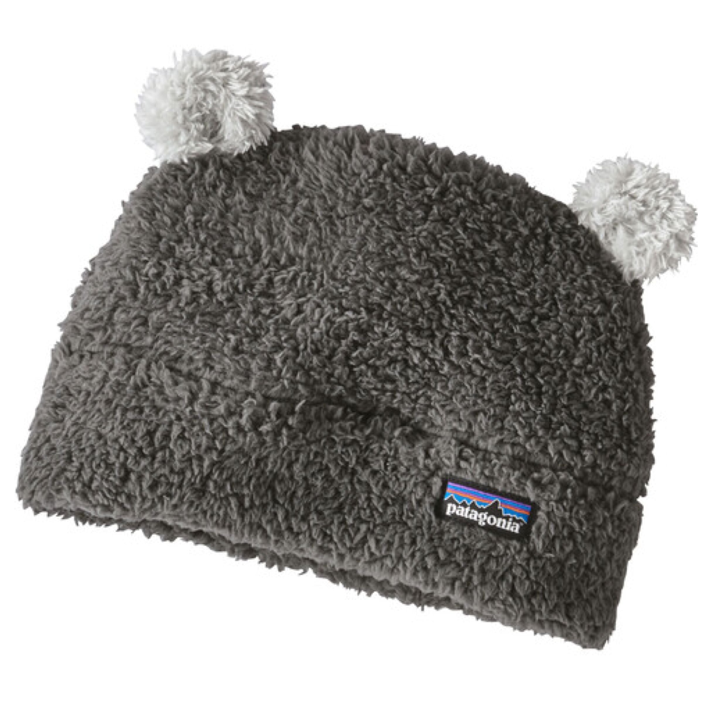 Patagonia | Cappello Baby Furry Friends Fleece Junior Forge Grey/Drifter Grey - Fabbrica Ski Sises