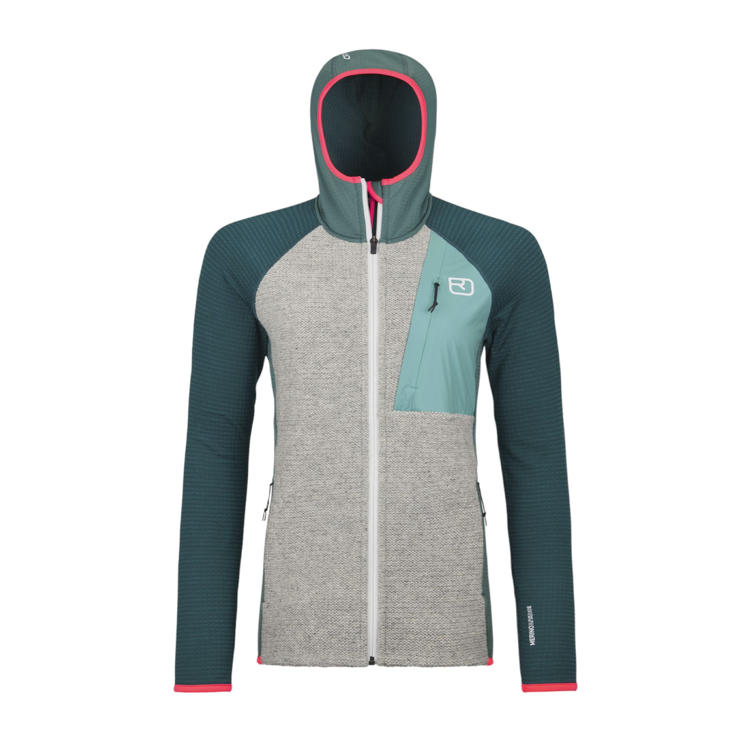 Ortovox | Maglia Classic Knit Hoody Donna Arctic Grey - Fabbrica Ski Sises