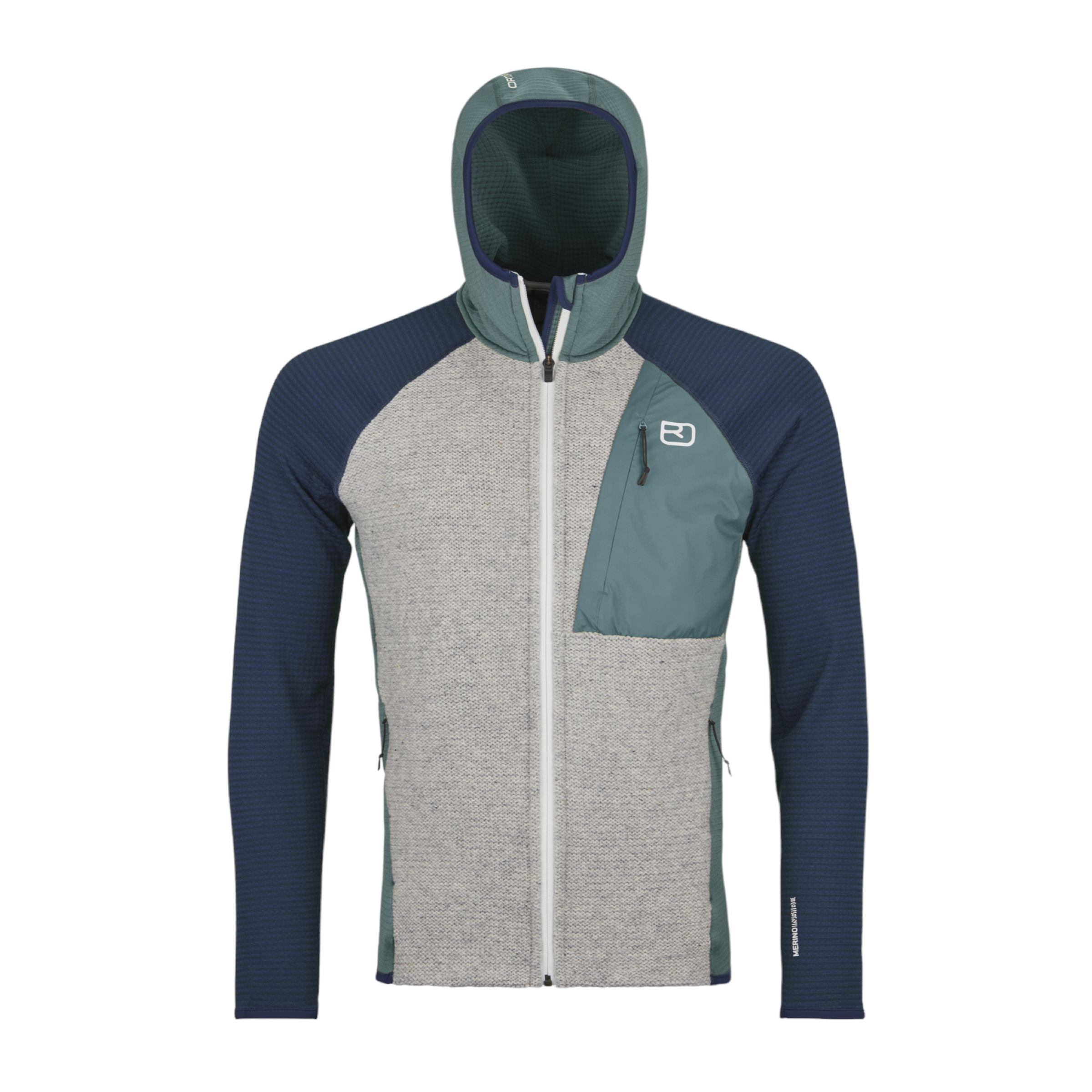 Ortovox | Maglia Classic Knit Hoody Uomo Arctic Grey - Fabbrica Ski Sises
