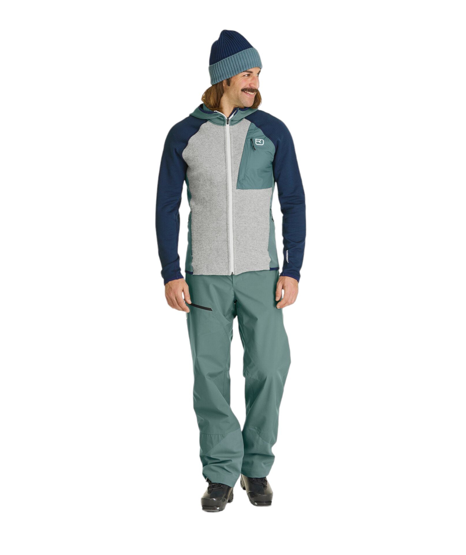 Ortovox | Maglia Classic Knit Hoody Uomo Arctic Grey - Fabbrica Ski Sises