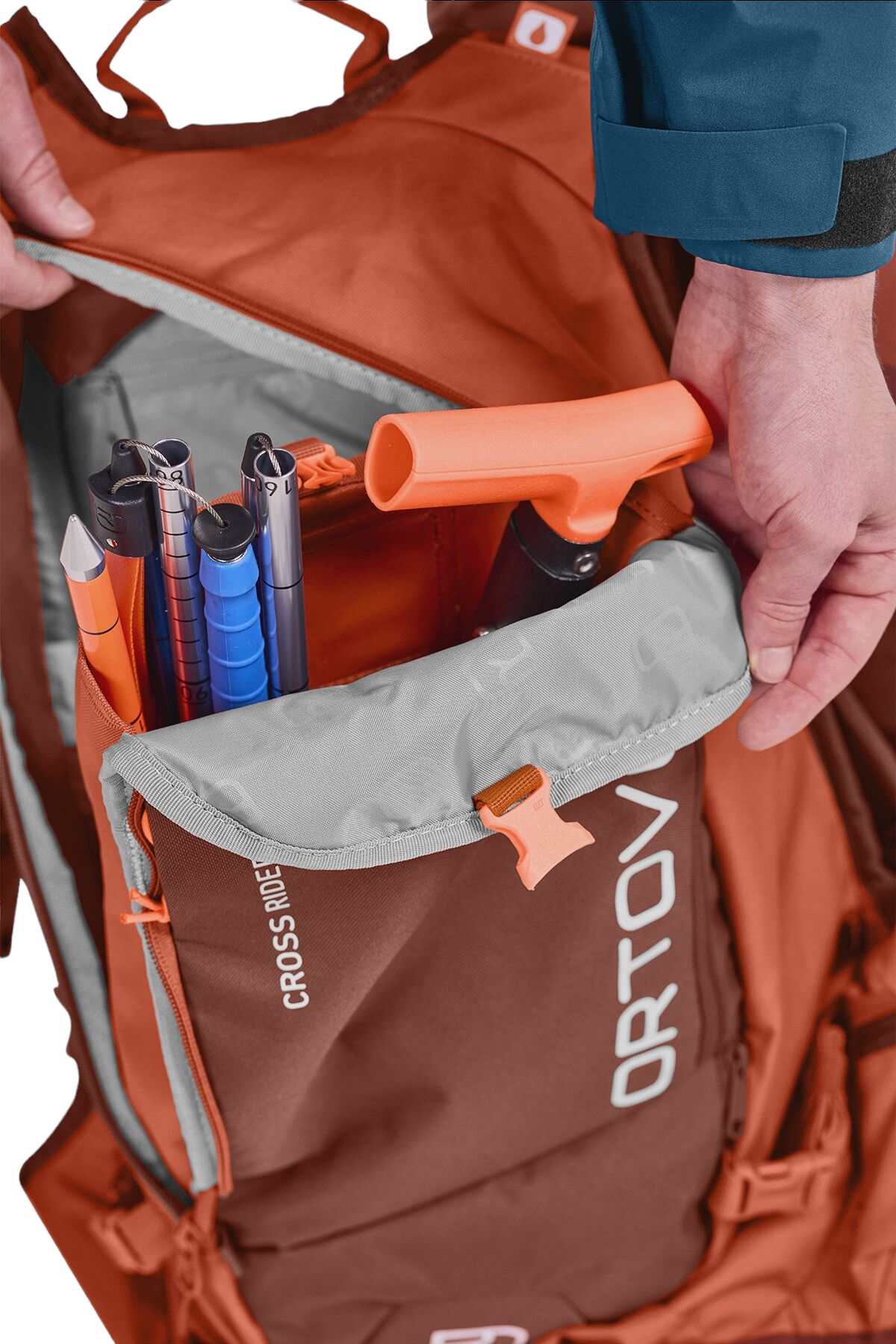 Ortovox | Zaino Cross Rider 22 Petrol Blue - Fabbrica Ski Sises