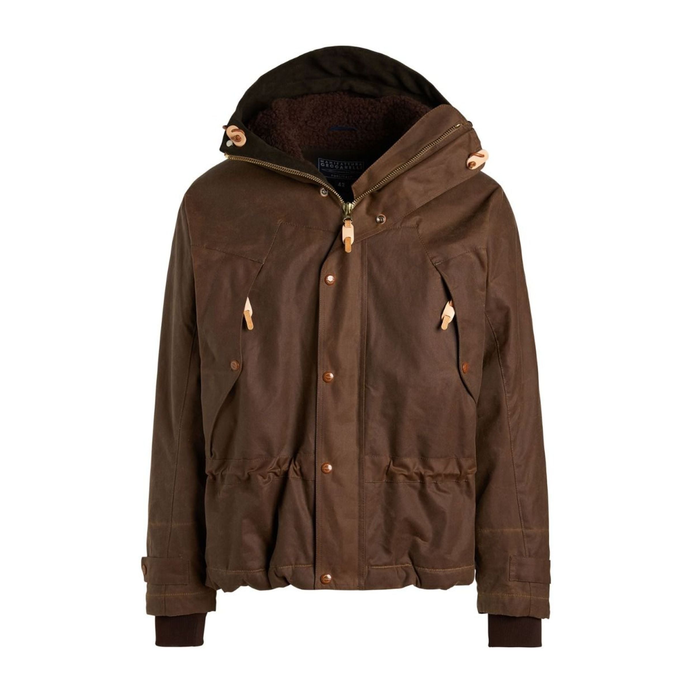 Manifattura Ceccarelli | Giacca Mountain Uomo Dark Tan - Fabbrica Ski Sises