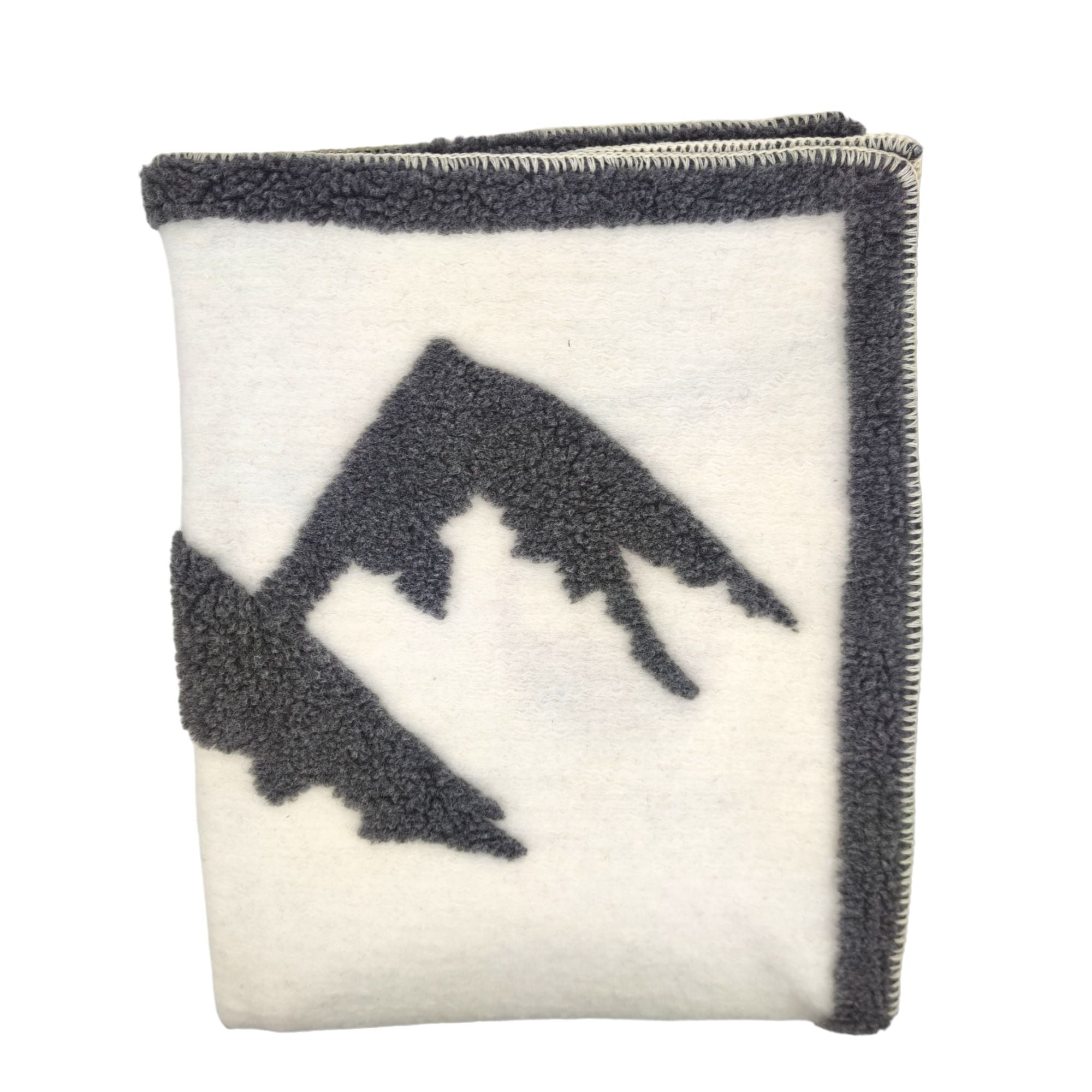 Biella Fabrics | Coperta Alta Quota White - Fabbrica Ski Sises