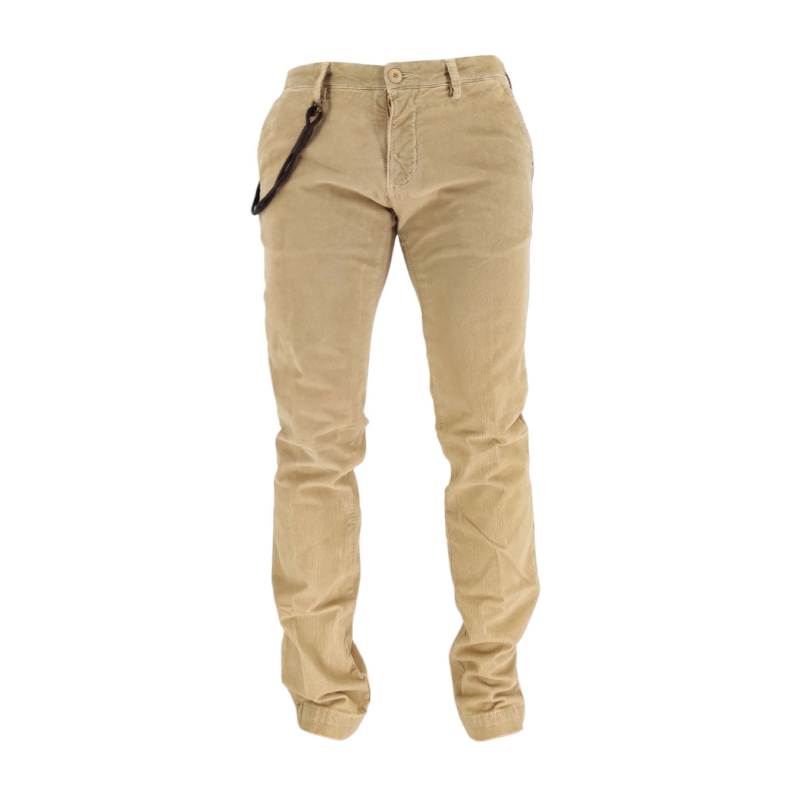 Modfitter | Pantaloni Carnaby Velvet Uomo Stone - Fabbrica Ski Sises