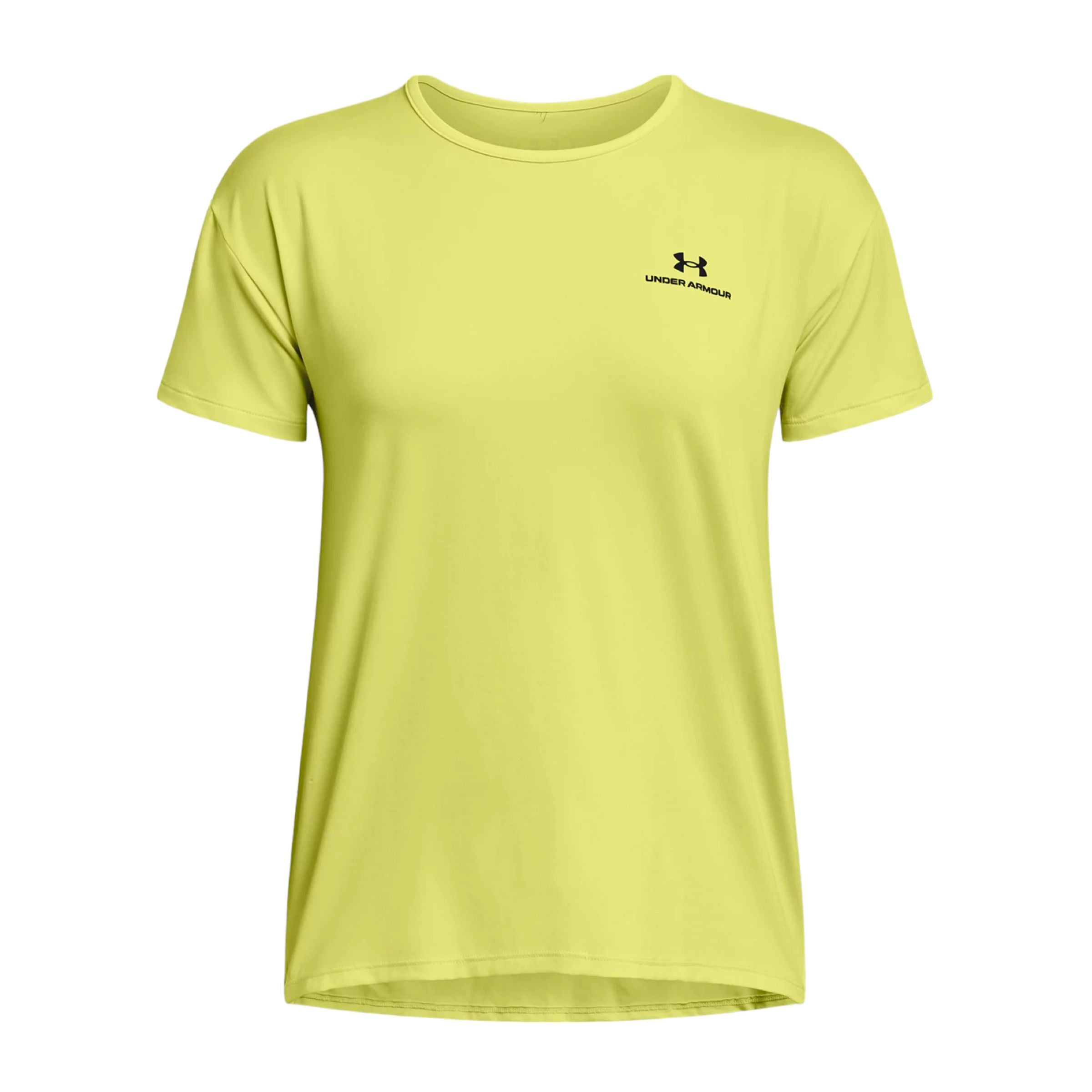 Under Armour | T-shirt Rush Energy 2.0 Donna Lime Yellow/Black - Fabbrica Ski Sises