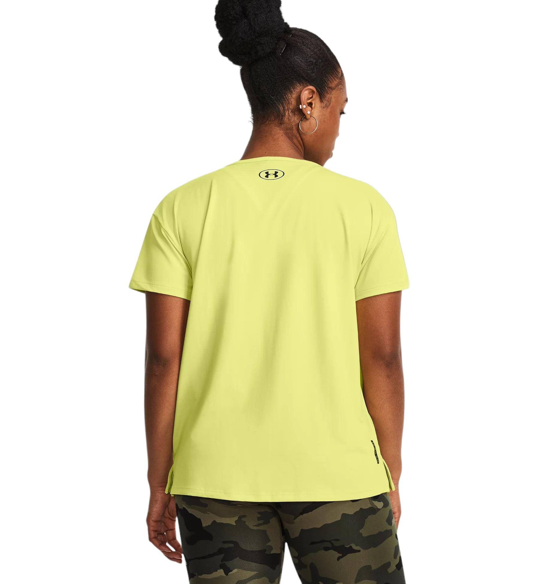 Under Armour | T-shirt Rush Energy 2.0 Donna Lime Yellow/Black - Fabbrica Ski Sises