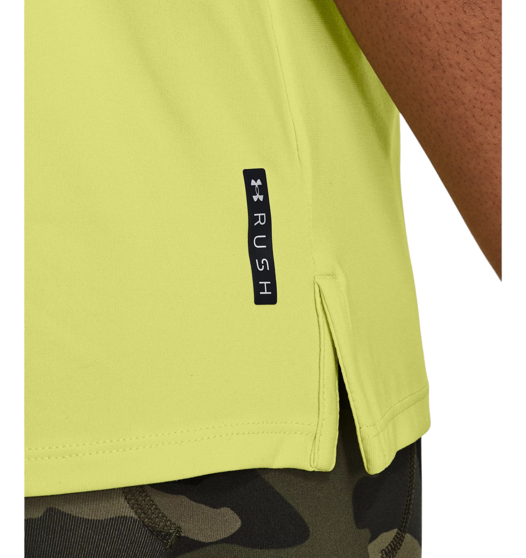 Under Armour | T-shirt Rush Energy 2.0 Donna Lime Yellow/Black - Fabbrica Ski Sises