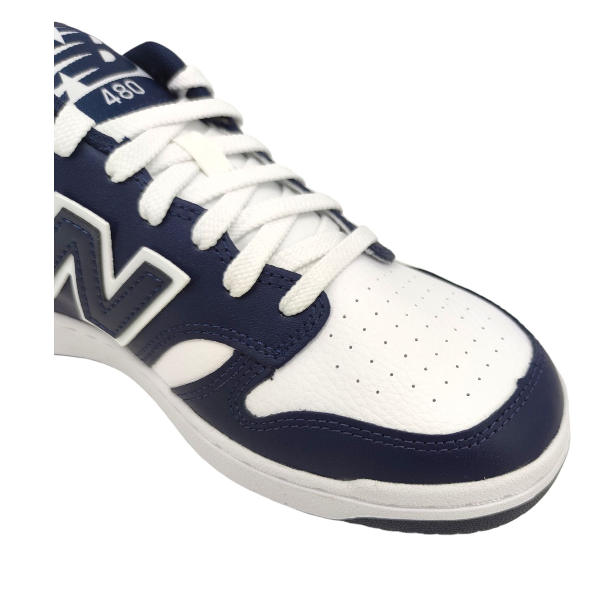 New Balance | Scarpe 480 Uomo White/Navy - Fabbrica Ski Sises