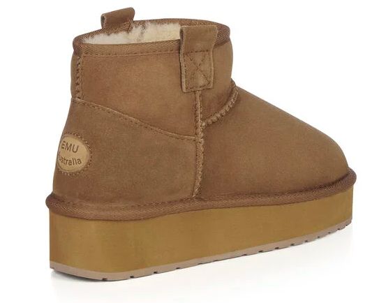 Emu | Scarpe Foy Flatform Micro Donna Chestnut - Fabbrica Ski Sises