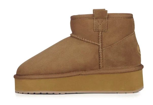 Emu | Scarpe Foy Flatform Micro Donna Chestnut - Fabbrica Ski Sises