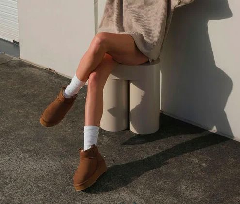 Emu | Scarpe Foy Flatform Micro Donna Chestnut - Fabbrica Ski Sises