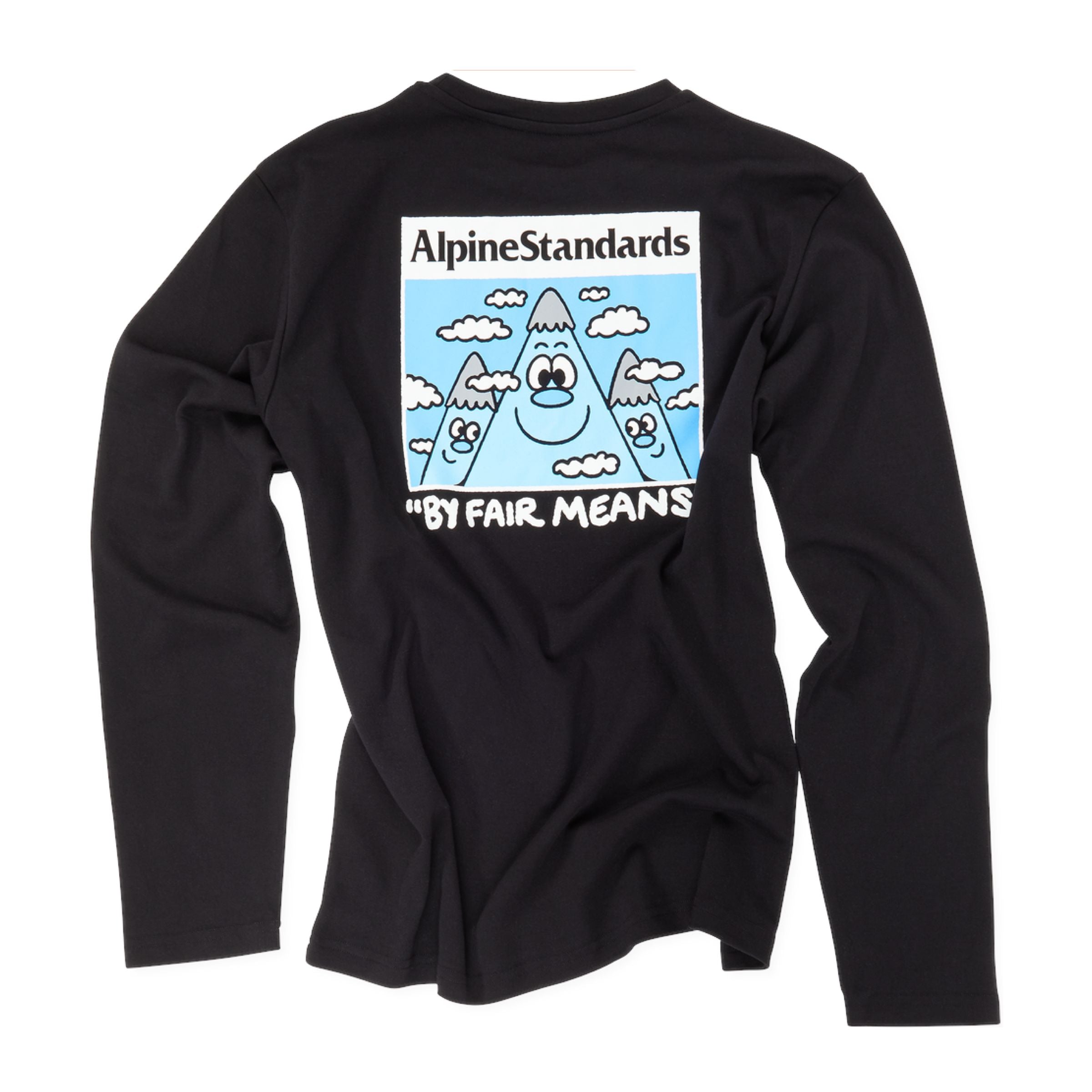 Alpinestandards | T-shirt Gogna Long Uomo Black - Fabbrica Ski Sises