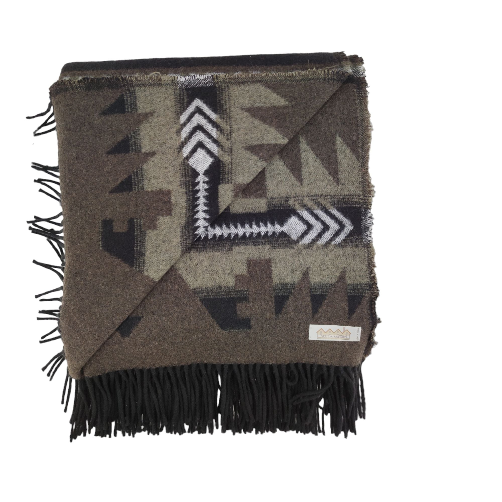 Biella Fabrics | Coperta Yellowstone Kaky - Fabbrica Ski Sises