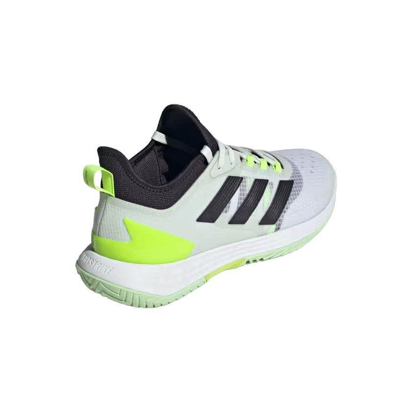 Men's Adizero Ubersonic 4.1 Tennis Shoes Cloud White/Aurora Black/Lucid Lemon